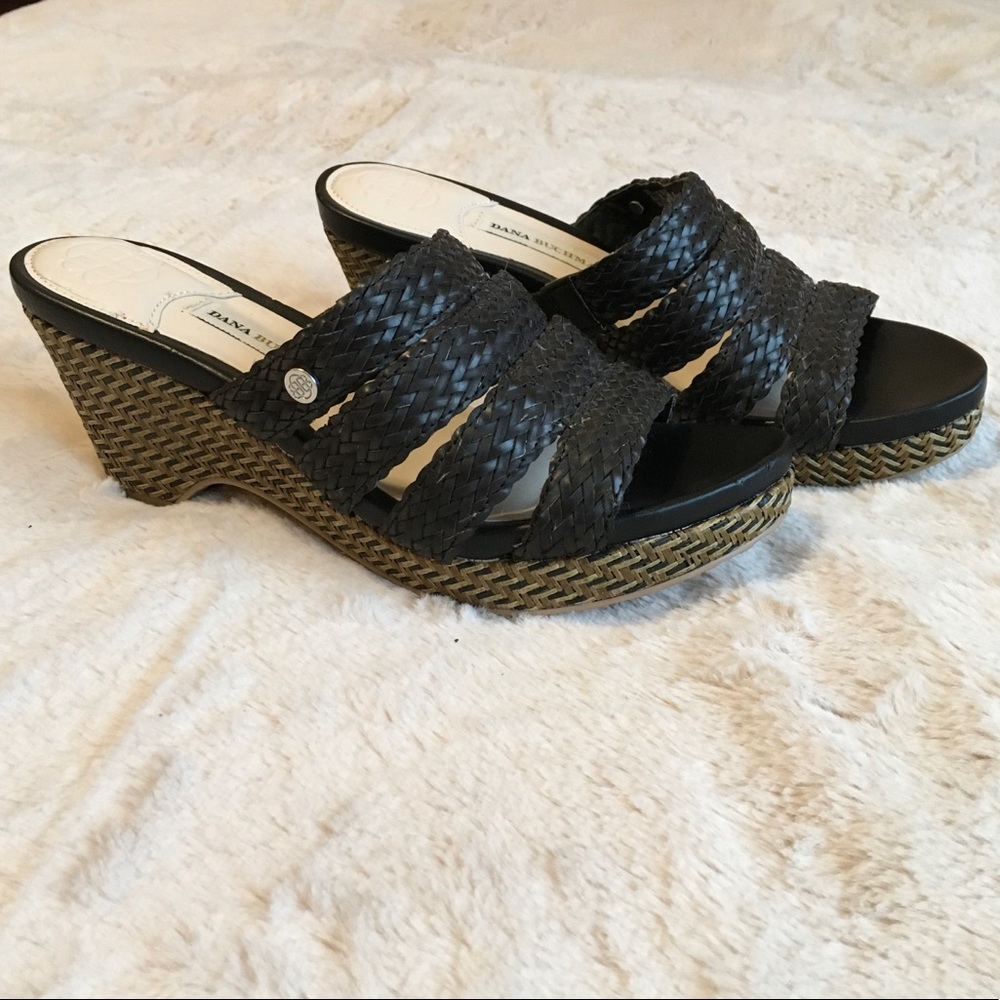 Dana Buchman Black Heeled Sandals